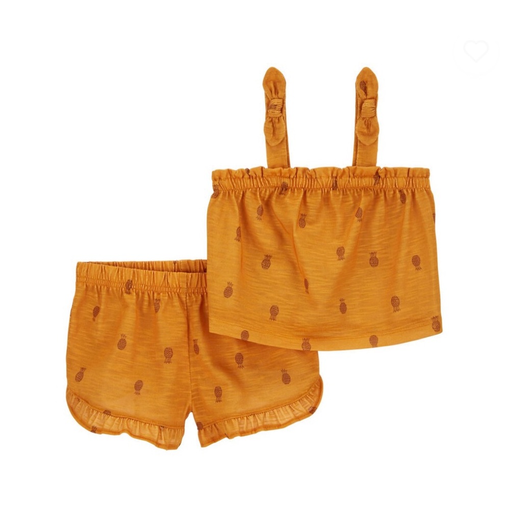 Carters 2 piece pineapple tank and short set